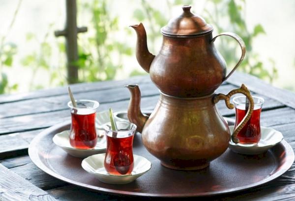 Té para invitados en Turquía