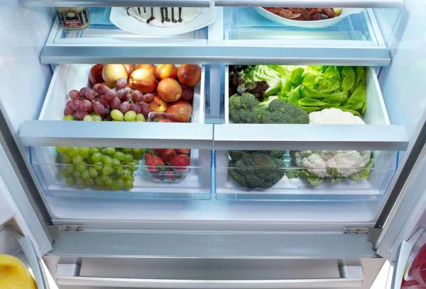 comida en el refrigerador