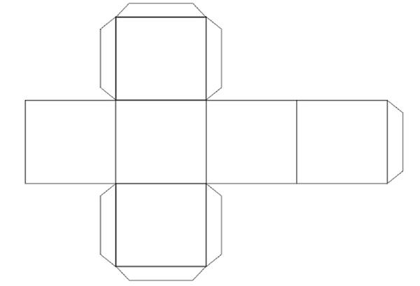 Diagram kartonske kocke