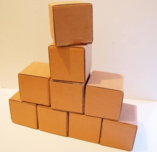 Cardboard cube 6