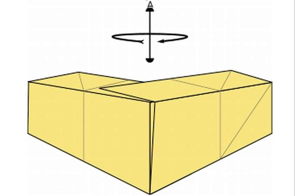 Kostka origami 6