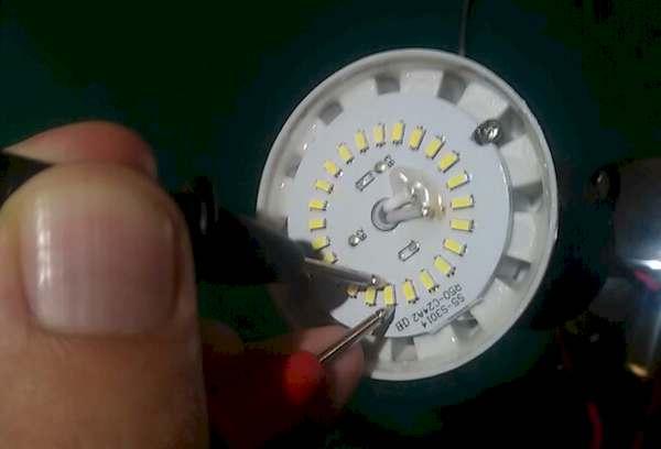 LED lambanın onarımı 4