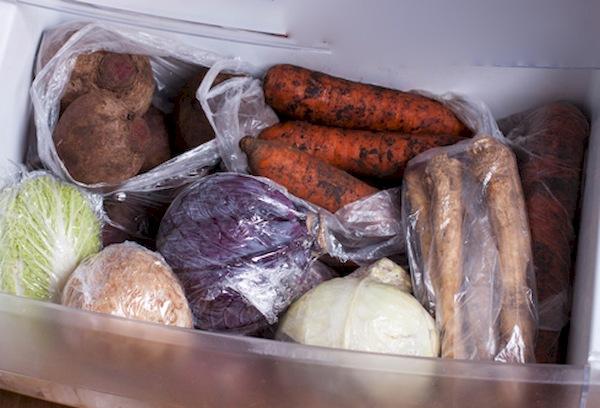 Köögiviljade säilitamine külmkapis