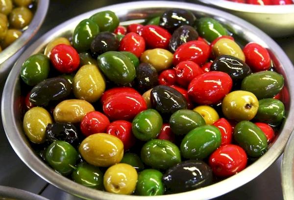 Olive multicolori