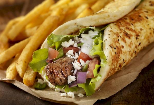 Shawarma in a bun