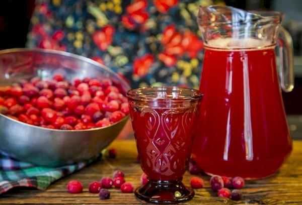 Suco de frutas vermelhas