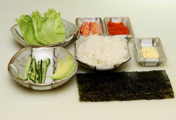 Ingredientes del sushi