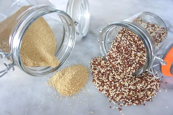 Amaranth and quinoa