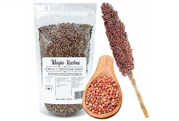 Sorghum sa packaging