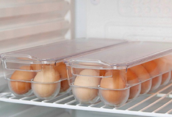 Keedetud munad külmkapis